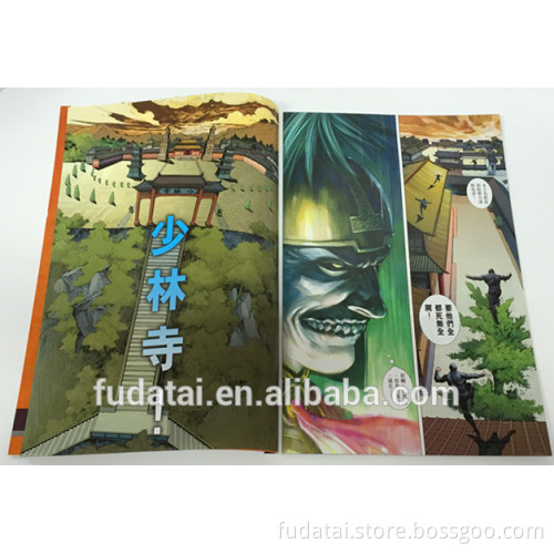 FDT custom promotional CMYK wonderful story saddle stitching cartoon book